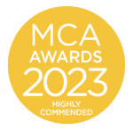 MCA 2023 LOGOS white highly commended